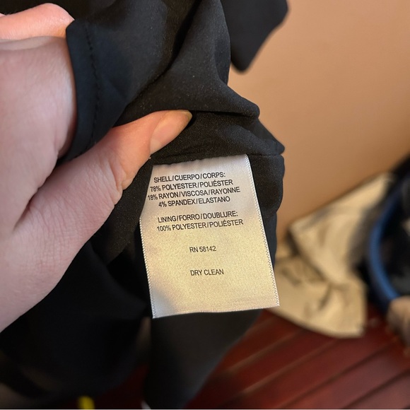 NWT Gal Meets Glam Celeste Dress Black Long Sleeve Fit & Flare Nordstrom Size 8 - Picture 6 of 7